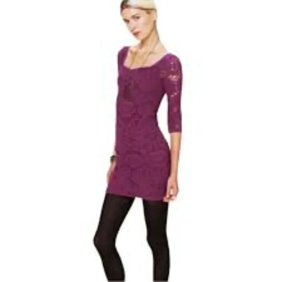Abercrombie & Fitch burgandy dress size XL - Picture 1 of 6